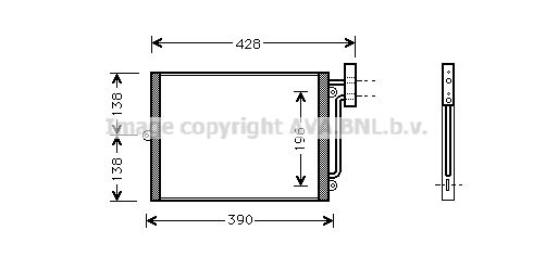 AVA QUALITY COOLING Lauhdutin, ilmastointilaite PR5038